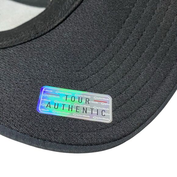 TaylorMade Golf Hat Mens One Size Black SIM TP5 Logo Adjustable Tour Authentic - Picture 15 of 16
